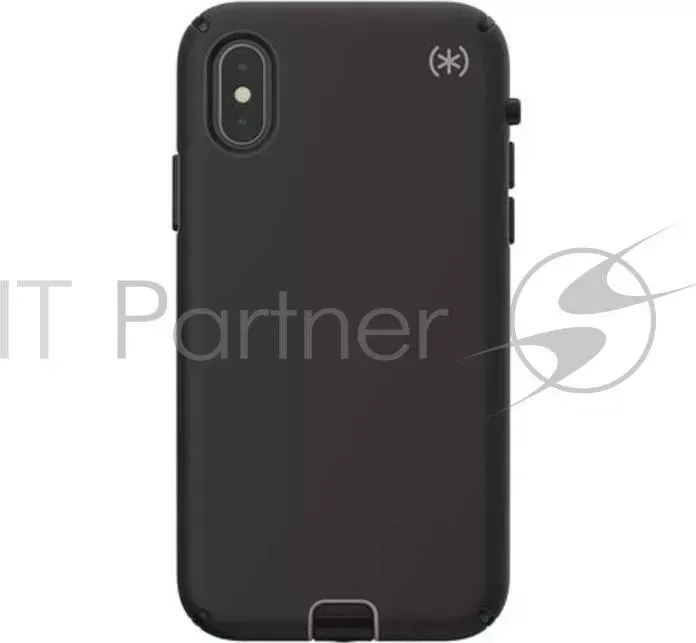 Чехол Presidio Sport для iPhone XS/X. Материал пластик. Цвет черный/серый.