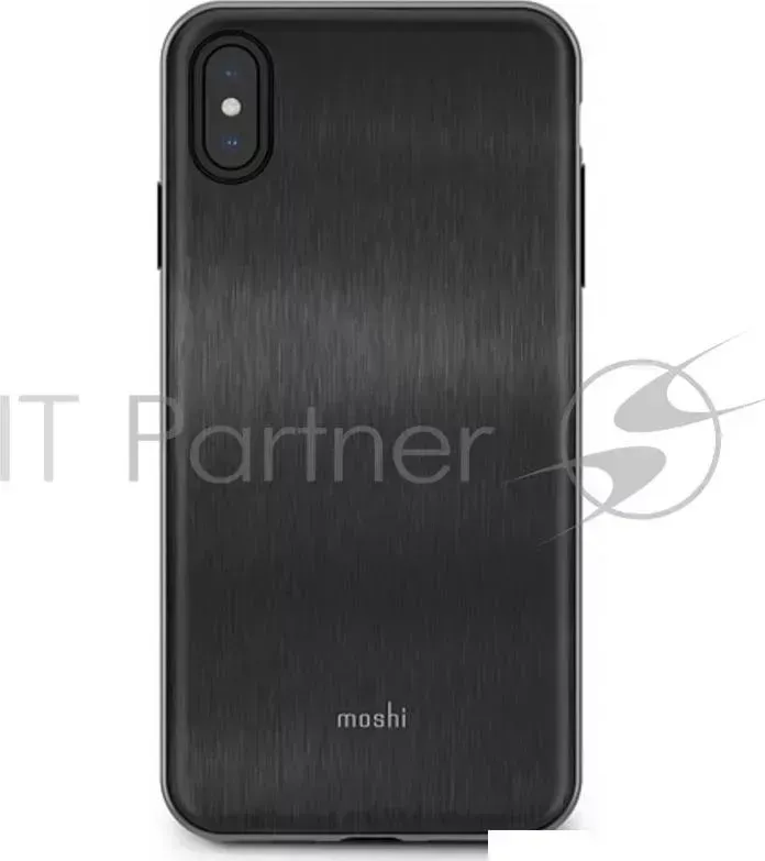 Чехол MOSHI iGlaze для iPhone XS Max. Материал пластик. Цвет черный.