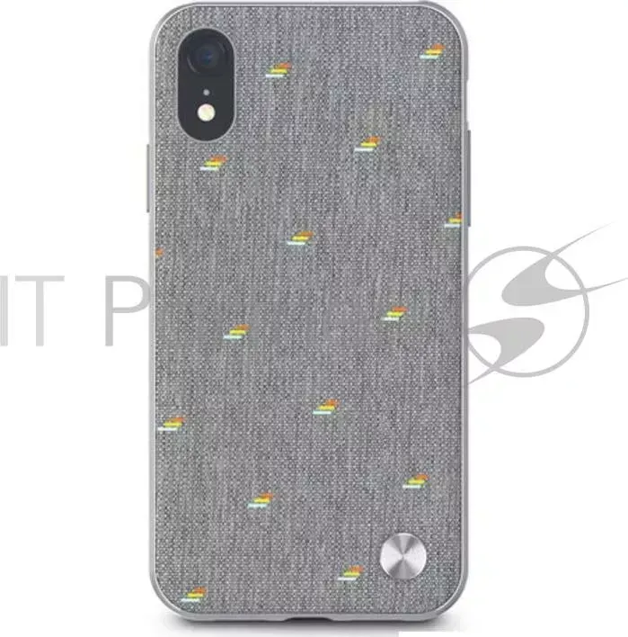 Чехол-накладка MOSHI Vesta для iPhone XR. Материал пластик/полиуретан. Цвет серый.