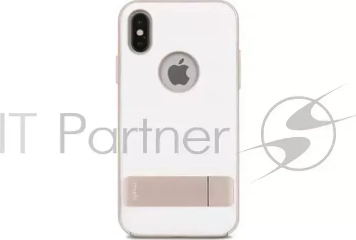 Чехол с подставкой MOSHI с Kameleon для iPhone X. Материал пластик/полиуретан. Цвет белый.