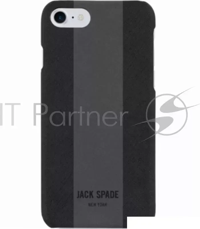 Чехол Jack Spade Snap Case для iPhone 7 Plus. Материал пластик. Цвет черный/серый.