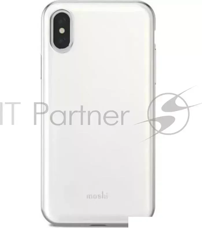 Чехол MOSHI iGlaze для iPhone X. Сделан из ударопрочного пластика. Цвет: белый.