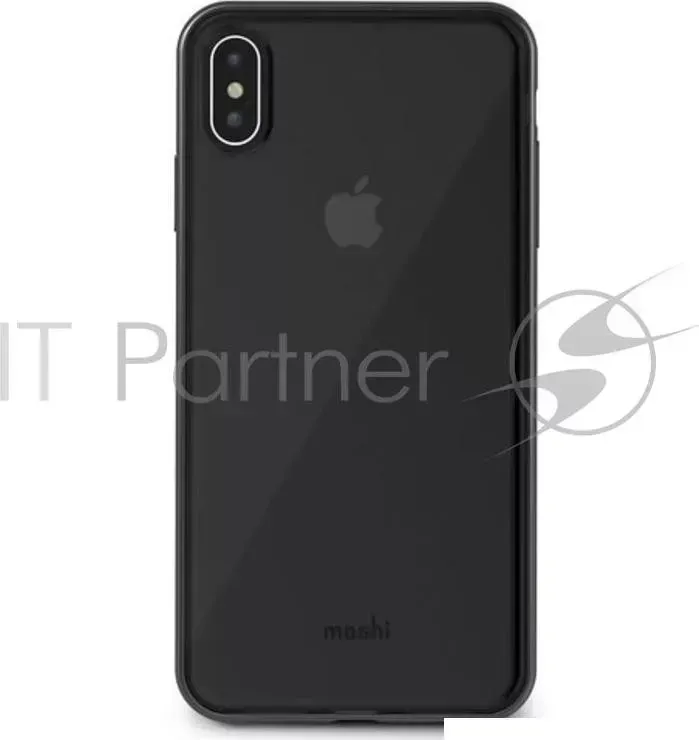 Чехол MOSHI Vitros для iPhone XS Max. Материал пластик. Цвет прозрачный черный.