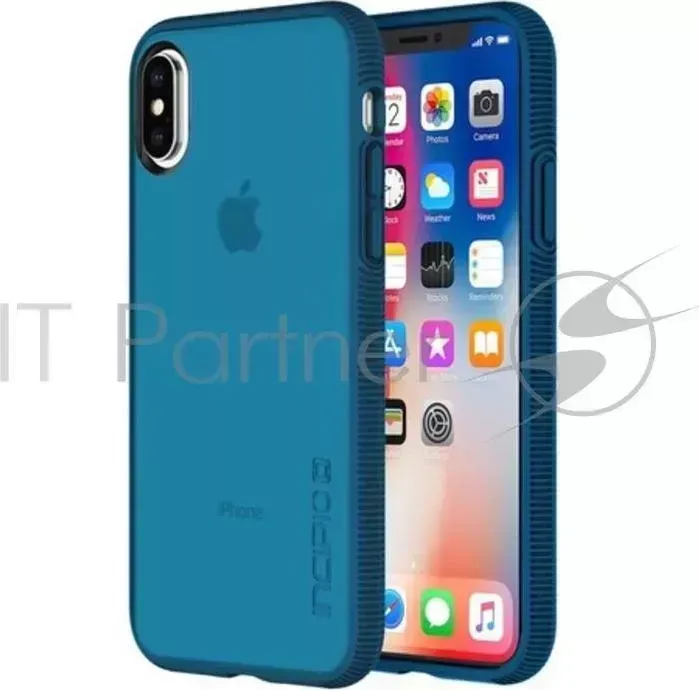 Чехол Incipio Octane для iPhone X. Материал пластик. Цвет прозрачный синий. INCIPIO X.