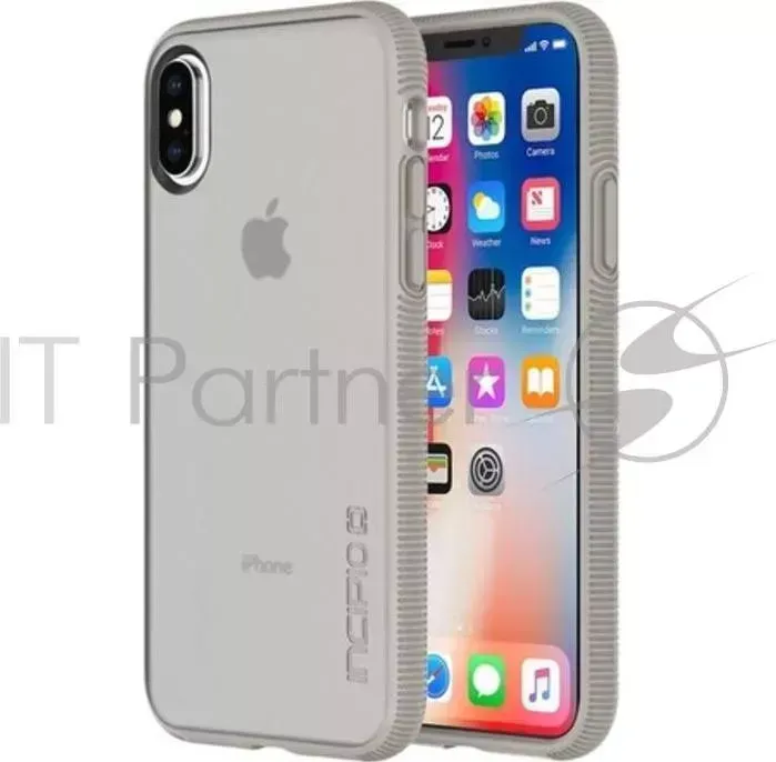 Чехол Incipio Octane для iPhone X. Материал пластик. Цвет прозрачный серый. INCIPIO X.