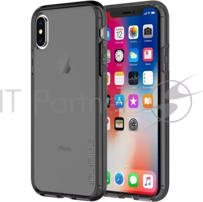 Чехол Incipio Octane Pure для iPhone X. Материал пластик. Цвет прозрачный черный. INCIPIO X.