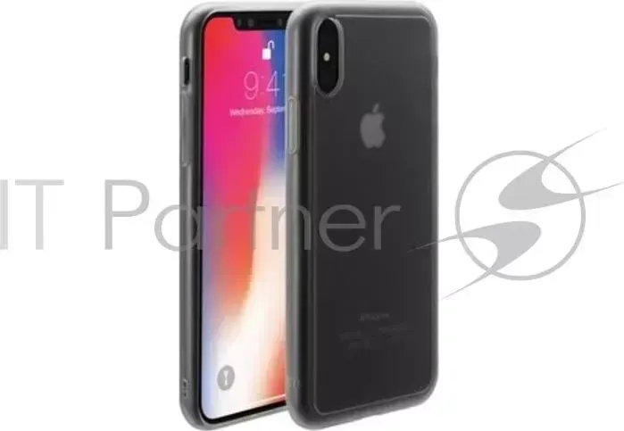 Чехол-накладка Just Mobile TENC для iPhone X. Материал пластик. Цвет: прозрачный матовый.