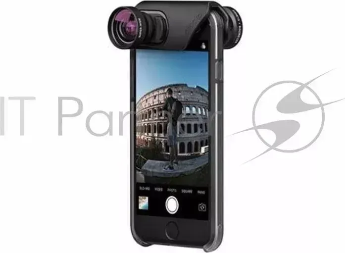 Чехол Olloclip Slim Case для iPhone 8/7 Plus совместим со всеми линзами или системами " ready". Материал пластик. Цвет прозрачный.