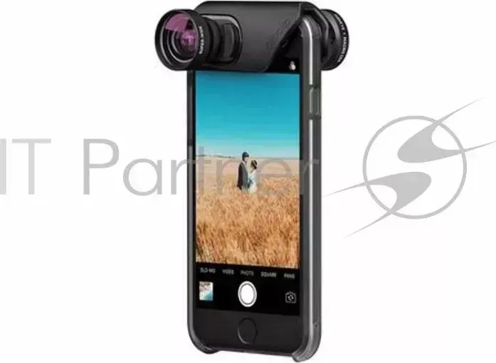 Чехол Olloclip Slim Case для iPhone 8/7 совместим со всеми линзами или системами " ready". Материал пластик. Цвет прозрачный.