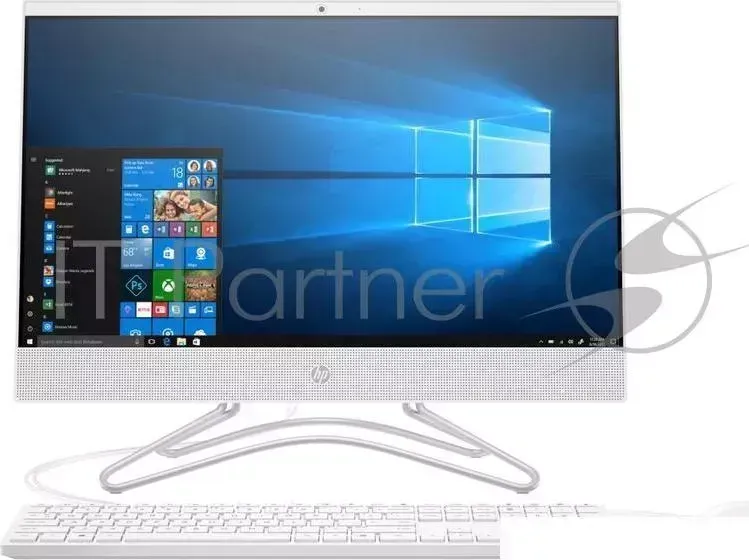 Моноблок HP 22-c0027ur AiO  21.5"(1920x1080)/Intel Core i3 8130U(Ghz)/8192Mb/128PCISSD+1000Gb/noDVD/Ext:nVidia GeForce MX110(2048Mb)/war 1y/Snow Whit Hewlett-Packard HP i3 e/