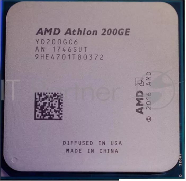 Фото №0 Процессор AMD Athlon 200GE BOX Radeon Vega Graphics 35W, 2C/4T, 3.2Gh Max , 5MB L2 L3 , AM4 YD200GC6FBBOX