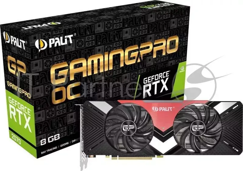 Видеокарта PALIT GeForce RTX2070 GAMING PRO OC / NE62070U20P2-1060A / RTL PALIT OC / /