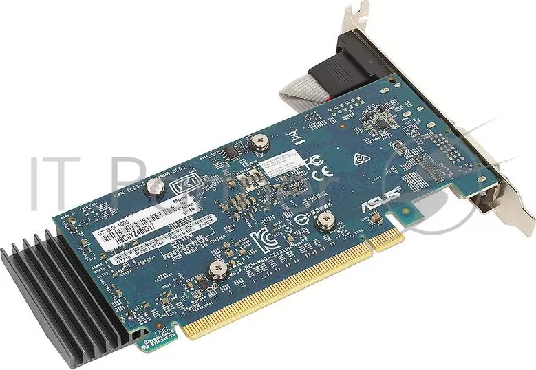 Фото №0 Видеокарта 1Gb <PCI-E> ASUS 710 1GD5 SL GFGT710, GDDR5, 64 bit, VGA, DVI, HDMI, Retail