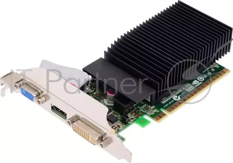 Видеокарта 1Gb <PCI-E> Inno3D G210 c CUDA GFG210, GDDR3, 64 bit, HDCP, DVI, HDMI, Low Profile, Retail