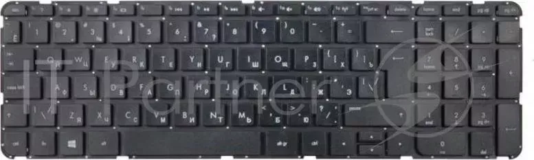 Клавиатура для HP для Pavilion 15-b, для Sleekbook 15, для Ultrabook 15 [701684-251] Black, No frame, верт. Enter Hewlett-Packard HP 15 b, 15 701684 251 No