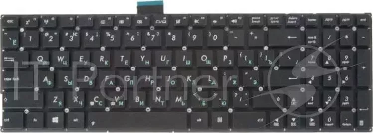 Клавиатура [Asus X555] [0KNB0-612RRU00] Black, No frame ASUS [ No