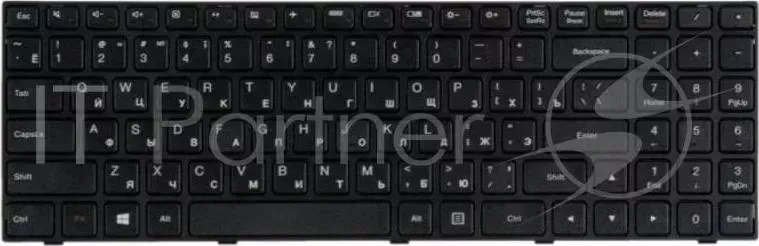 Клавиатура для LENOVO IdeaPad 100 15IBY 5N20J30715 Black, black frame
