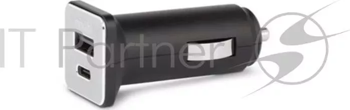 Автомобильное зарядное устройство MOSHI USB C Car Charger для мобильных устройств. Цвет черный.