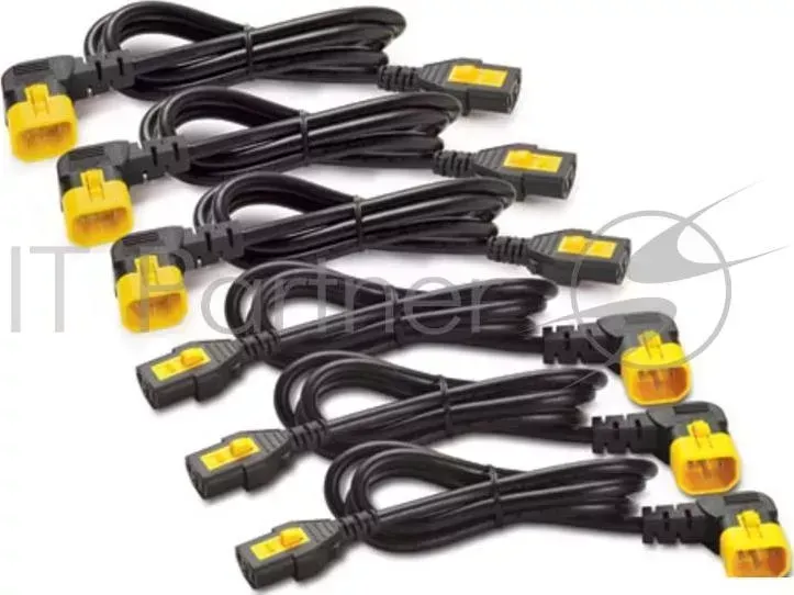 Кабель силовой Power Cord Kit (6 pack), Locking, C13 to C14 (90 Degree), 1.8m (repl. AP8706R) APC (6 to