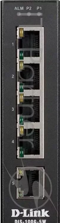 Коммутатор D-LINK DIS-100G-5W/A1A Промышленный неуправляемый с 5 портами 10/100/1000Base-T, функцией энергосбережения и поддержкой QoS