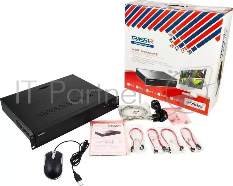 Видеорегистратор Trassir DuoStation AnyIP 24 16P