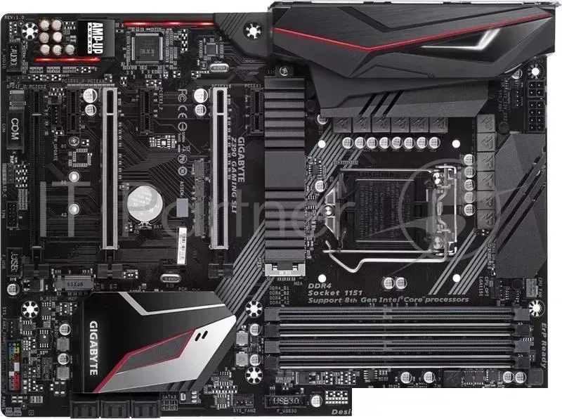 Материнская плата GIGABYTE Z390 GAMING SLI Soc 1151v2 Intel Z390 4xDDR4 ATX AC 97 8ch 7.1 GbLAN RAID