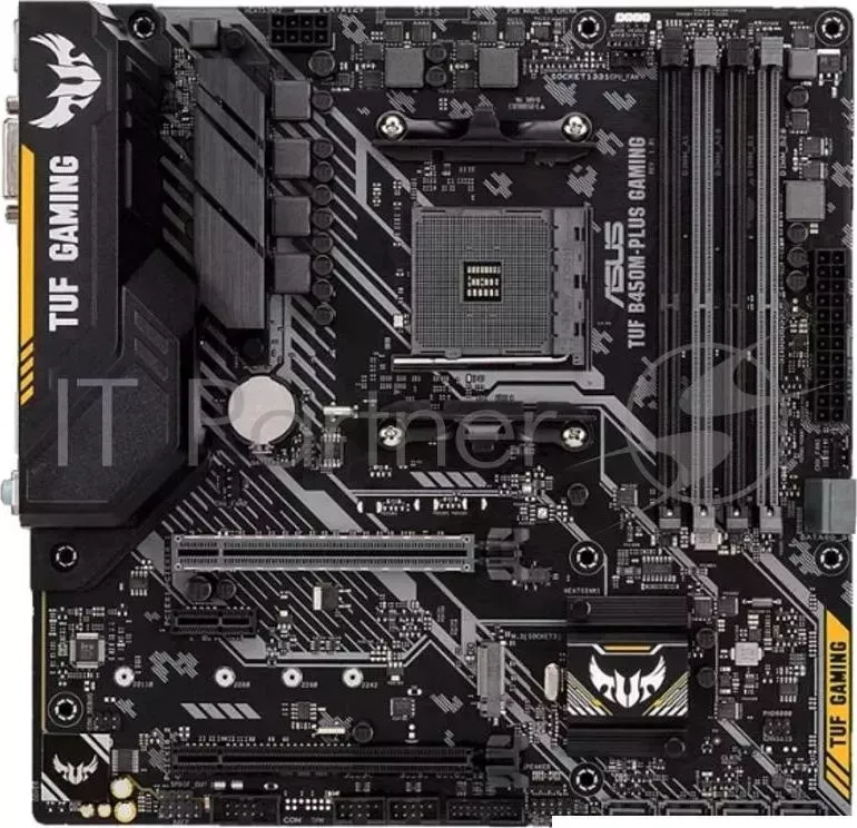 Материнская плата Asus TUF B450M-PLUS GAMING Формат	Micro-ATX Сокет CPU	PGA AM4 (для Summit Ridge, Raven Ridge и Pinnacle Ridge) , RTL {10} ASUS и ) ,