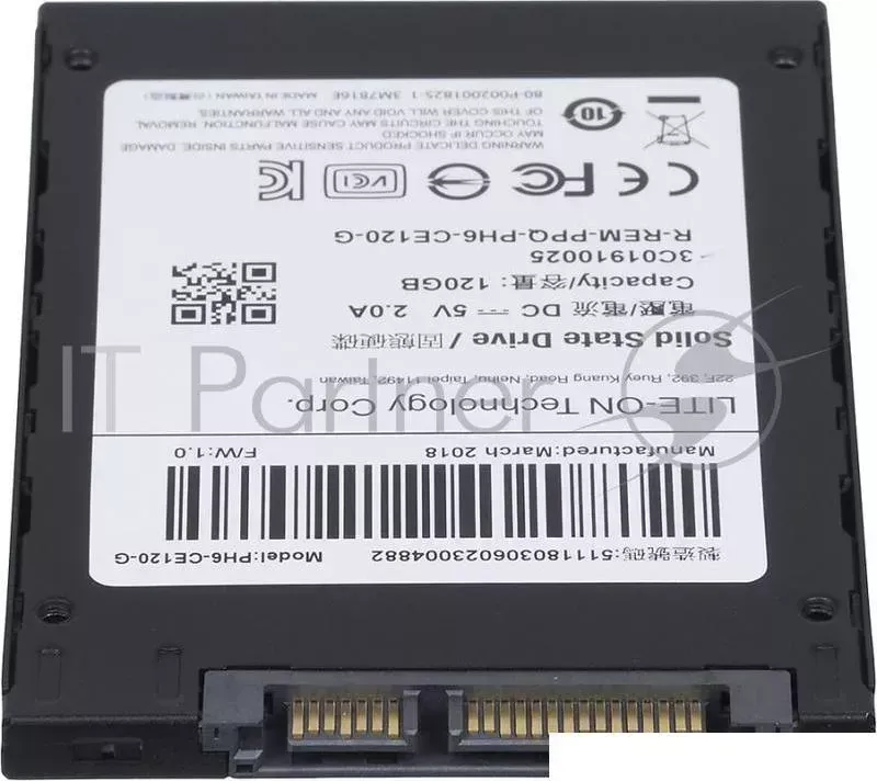 Накопитель SSD Plextor SATA III 120Gb PH6-CE120-G06 LiteOn MU 3 2.5"