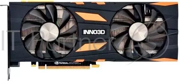 Видеокарта 8Gb <PCI-E> Inno3D GeForce RTX 2080 X2 OC N20802 08D6X 1180633 GTX1080, GDDR6, 256bit, HDCP, HDMI, 3*DP, Retail