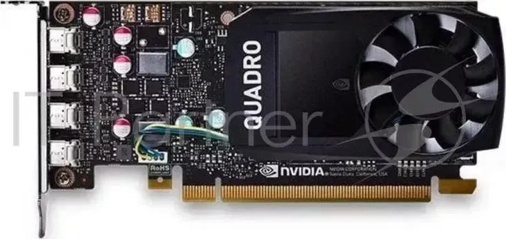 Видеокарта DELL PCI E Quadro P600 nVidia Quadro P600 2048Mb 128bit DDR5/mDPx4 oem
