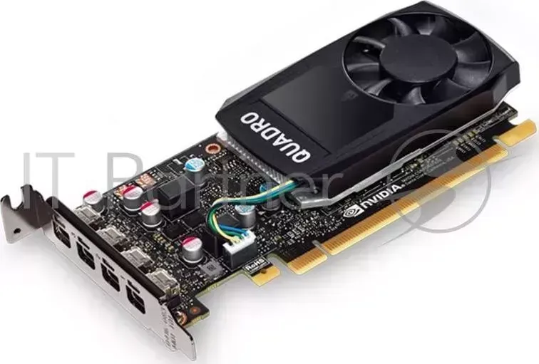 Видеокарта DELL PCI E Quadro P600 nVidia Quadro P600 2048Mb 128bit DDR5/mDPx4 oem low profile