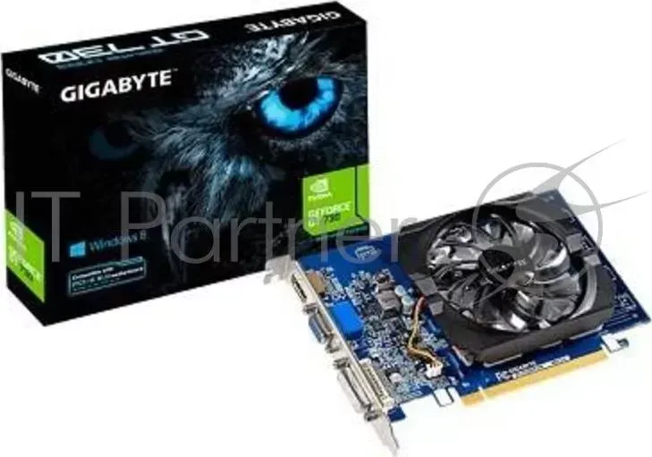 Видеокарта VGA PCIE8 GT730 2GB GDDR3/GV-N730D3-2GI V2.0 GIGABYTE