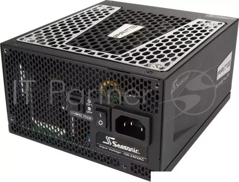 Блок питания Seasonic ATX 1000W PRIME ULTRA TITANIUM SSR-1000TR 80+ titanium (24+4+4pin) APFC 135mm fan 14xSATA Cab Manag RTL