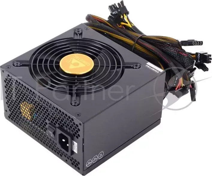 Блок питания Chieftec 750W Retail GPM 750S Navitas v.2.3/EPS, 80 Gold, A.PFC, 2x PCI E 6 2 Pin , 7x SATA, 2x MOLEX, Fan 12cm