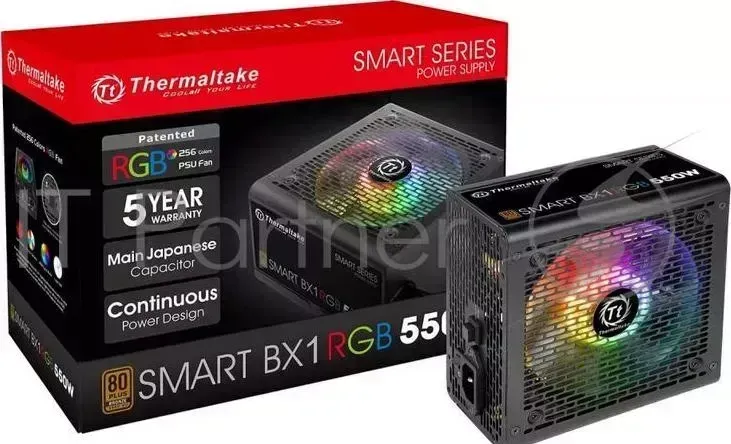 Блок питания Thermaltake Smart BX1 RGB PS SPR 0550NHSABE 1 , 550W, APFC, 80 Bronze, non modular