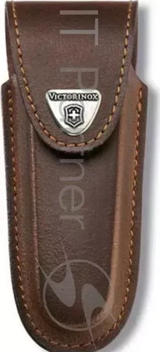 Чехол из нат.кожи Victorinox Leather Belt Pouch (4.0537) коричневый с застежкой на липучке без упаковки Victorinox с