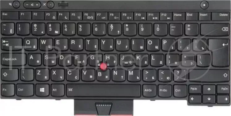 Клавиатура [для LENOVO для ThinkPad X230, X230i, T430, T430i, T530, T530i, L430, L530, W530 04Y0551 04X1376 Black, TrackPoint, Backlight, верт. Enter