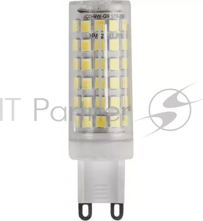 Лампа светодиодная ЭРА smd JCD 9w 220V corn, ceramics 840 G9