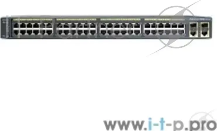 Коммутатор Cisco Catalyst 2960 Plus 48 10/100 2 T/SFP LAN Base