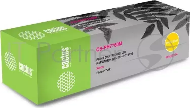 Картридж CACTUS CS PH7760Y пурпурный 25000стр. для Xerox Phaser 7760/7760dn/7760dx/7760dxf