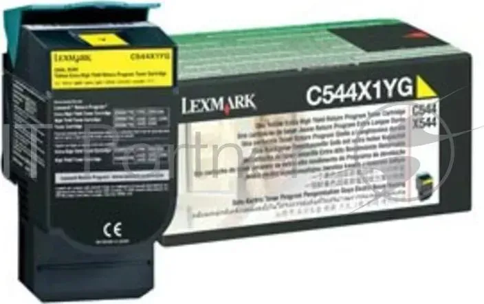 Картридж-тонер LEXMARK C544X1YG yellow для С544 4 000 стр
