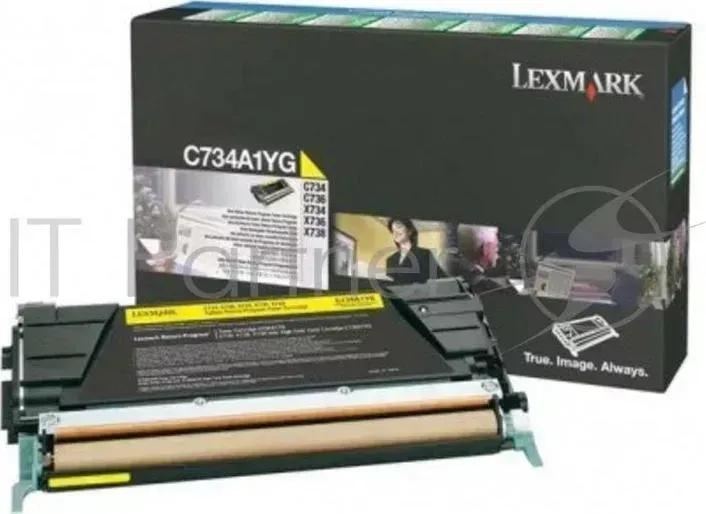Картридж LEXMARK c73x/x73x Return 6K Желтый