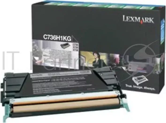 Картридж LEXMARK c73x/x73x Return 12K Черный