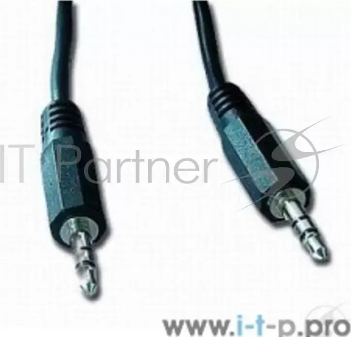 Кабель аудио сигнала GEMBIRD , Jack/Jack джек3.5 черный 1м CCA 3.5MM 1B