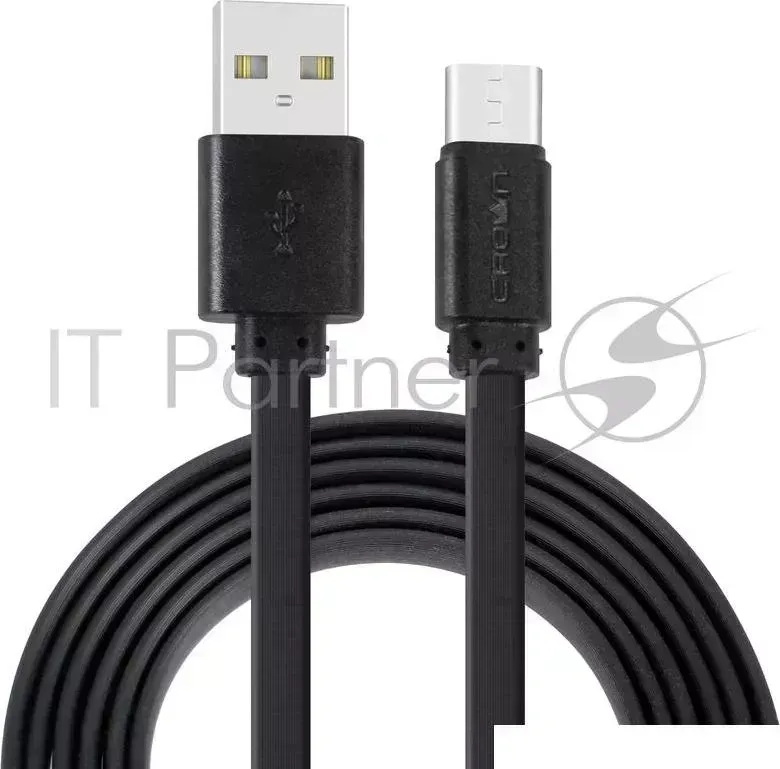 Кабель CROWN USB USB Type C CMCU 1022C black