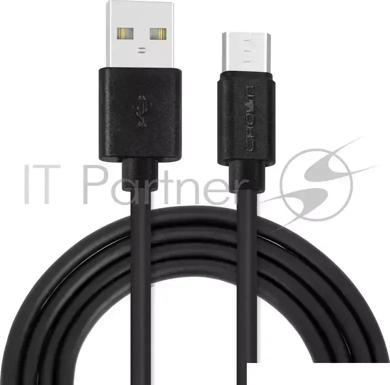 Кабель CROWN USB microUSB CMCU 3012M black
