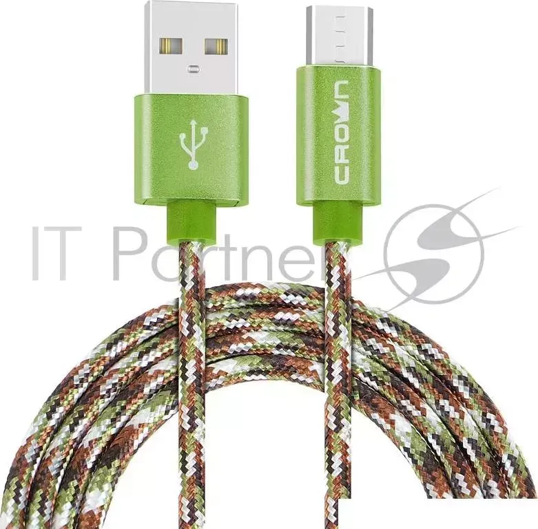 Кабель CROWN USB microUSB CMCU 3092M military