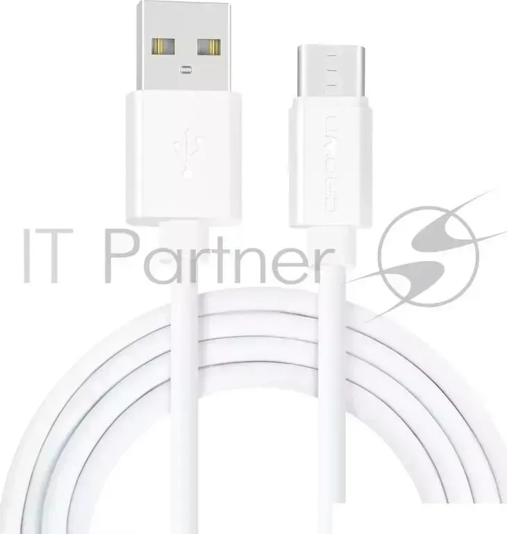 Кабель CROWN USB USB Type C CMCU 3012C white