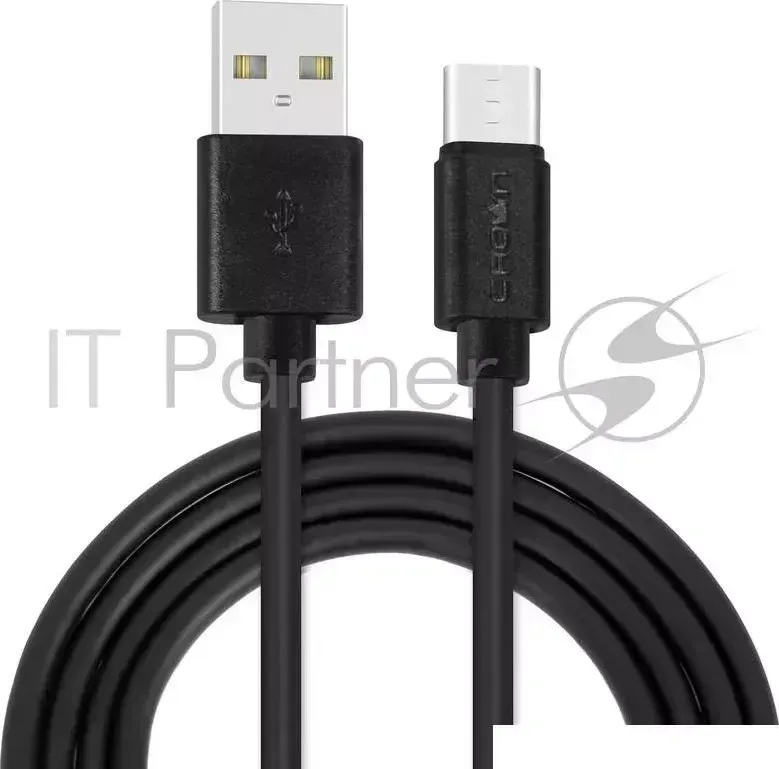 Кабель CROWN USB USB Type C CMCU 1012C black