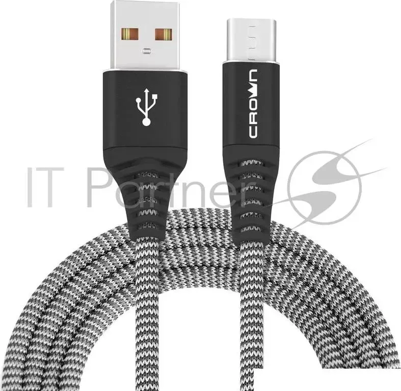 Кабель CROWN USB USB Type C CMCU 3102C black